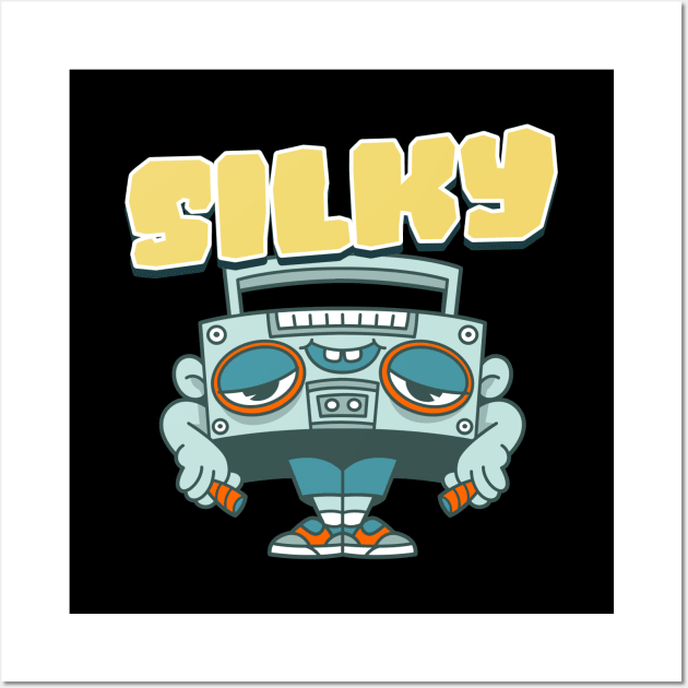 Silky Boombox Wall Art by Mirage Tees